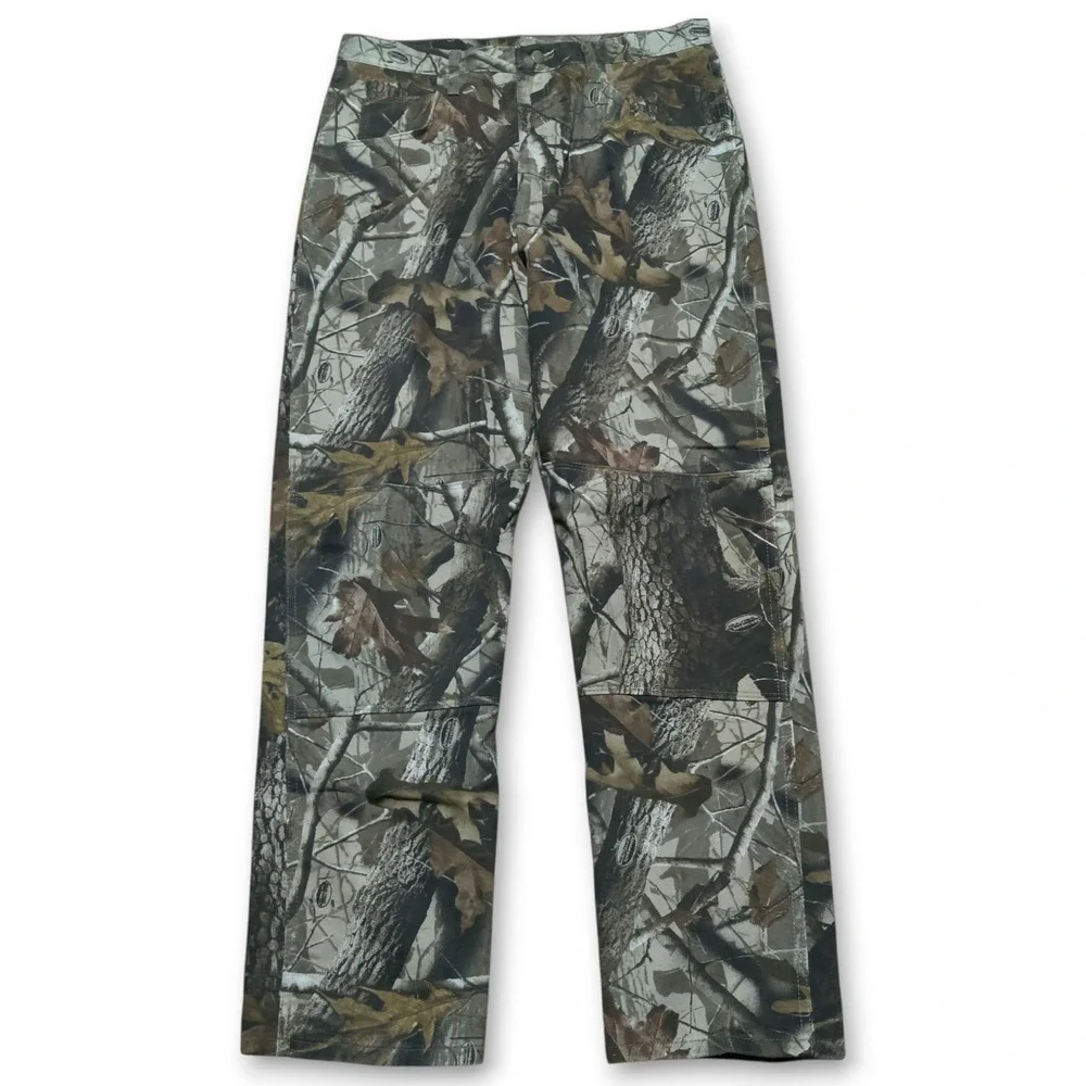 Wrangler Jeans Mens 35 x 33 Realtree Camo Double‎ Knee Pants Workwear Vintage